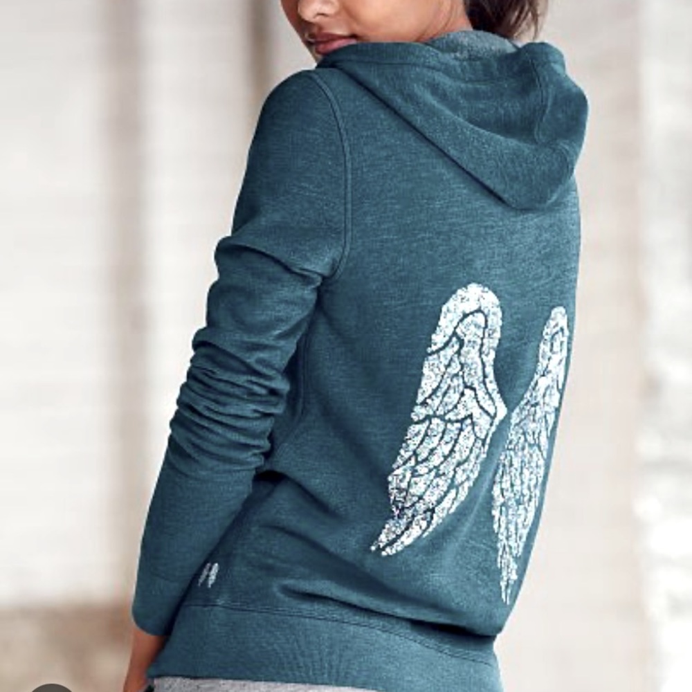 Victoria’s Secret Angel Wings Zip Up Hoodie